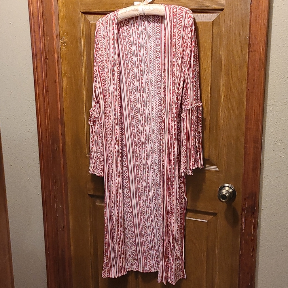 Rust Jodifl Bell Sleeve Duster